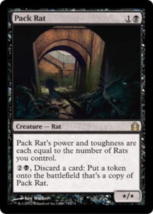 the mtg card 'pack rat'